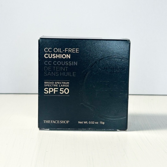 CC OIL-FREE CUSHION BROAD SPECTRUM SPF 50 THE FACE SHOP 0.52 OZ - Picture 2 of 10